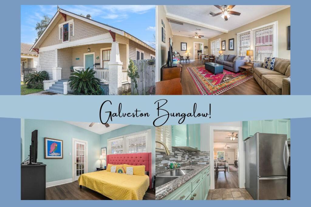 Beachy Bungalow! 2Bd, King Bed ガルベストン エクステリア 写真